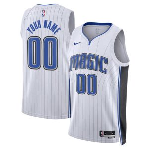 Youth Orlando Magic Nike White Swingman Icon Edition Custom Jersey