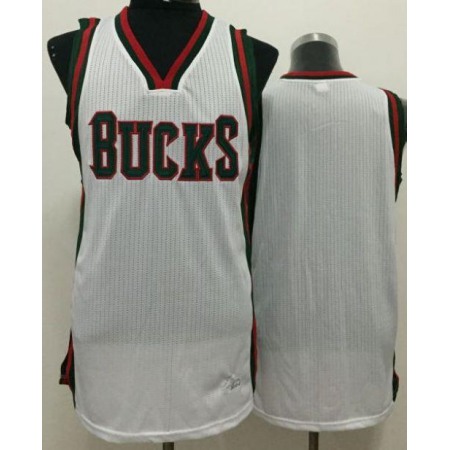 Men‘s Milwaukee Bucks White Revolution 30 Jersey