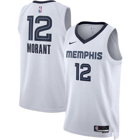5ab4ee0c52747a3b1b4e88e969f68f76.jpeg Women's Memphis Grizzlies #12 Ja Morant Nike White Swingman Association Edition Jersey