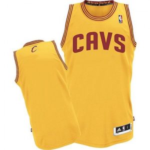 Men's Cleveland Cavaliers Yellow Revolution 30 Jersey