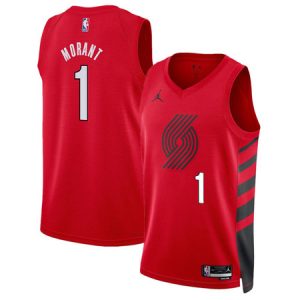 Youth Portland Trail Blazers #1 Ja Morant Red 2026 Statement Edition Jersey