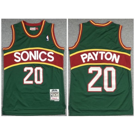 62e6bc7bb44b04006a16ea8508868d6a.jpeg Men's Oklahoma City Thunder #20 Gary Payton Green 1995-96 Throwback SuperSonics Stitched Jersey 9B5Z