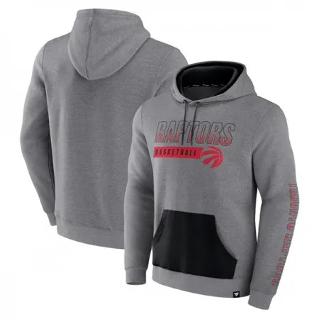66338f4be0475f256c06d76e5644394c.webp Men's Toronto Raptors Heathered Gray Off The Bench Color Block Pullover Hoodie