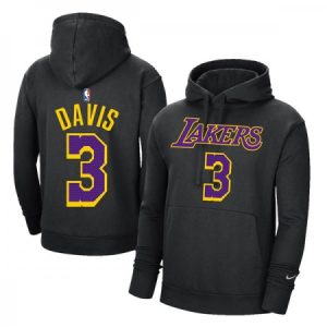 671d62d35e9ef21de7ebe5acf3009d4c.jpeg Men's Los Angeles Lakers #3 Anthony Davis 2021 Black Pullover Hoodie