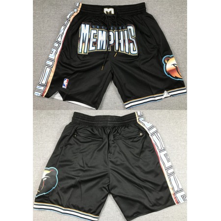 68b1c60d2768a41d8e8e88fb77640f2e.jpeg Men's Memphis Grizzlies City Edition Black Shorts (Run Small) HCFI