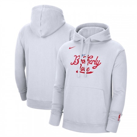 690c7943dddb5645ab09efcf03e87c9f.jpeg Men's Philadelphia 76ers White 2022/23 City Edition Essential Pullover Hoodie