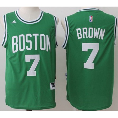 6c4e45ef84ea8c025b492276a6afab2b.jpeg Men's Boston Celtics #7 Jaylen Brown Green NBA Jersey