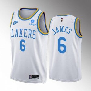6d9b10697cd3cd987ec567dafe4176f2.jpeg Men's Los Angeles Lakers #6 LeBron James 2022/23 White Classic Edition Stitched Basketball Jersey FS5B