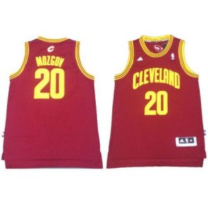 Revolution 30 Cavaliers #20 Timofey Mozgov Red Stitched NBA Jersey YNMJ