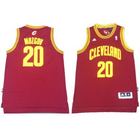 Revolution 30 Cavaliers #20 Timofey Mozgov Red Stitched NBA Jersey YNMJ