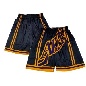 Men's Los Angeles Lakers Black Shorts HFCO
