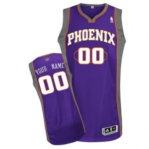 Men's Phoenix Suns Purple Authentic Custom Jersey