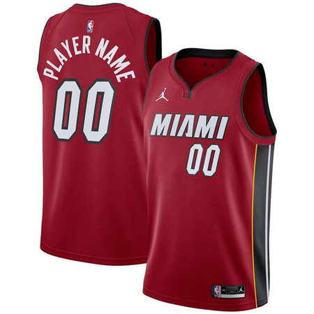 Youth Miami Heat Red Swingman Statement Edition Custom Jersey
