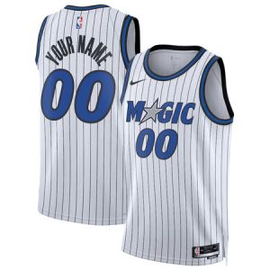 Youth Orlando Magic Nike White Swingman Association Edition Custom Jersey