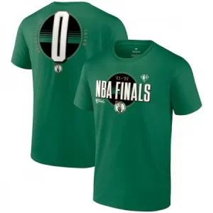 Men's Boston Celtics #0 Jayson Tatum 2022 Green NBA Finals Name & Number T-Shirt