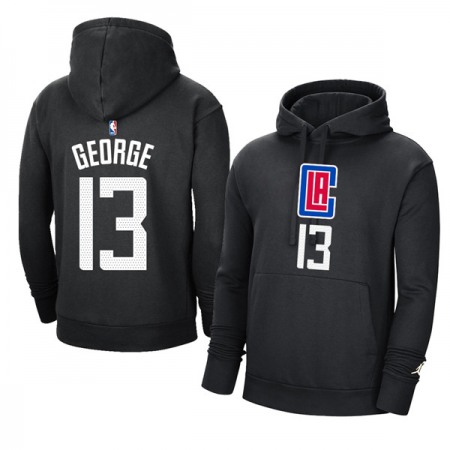 78a07e91433ba28403af9d89f2bf9e94.jpeg Men's Los Angeles Clippers #13 Paul George 2021 Black Pullover Hoodie