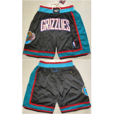 7a08f41d507e9ad75a51837322005fcc.jpeg Men's Memphis Grizzlies Black Shorts (Run Small)