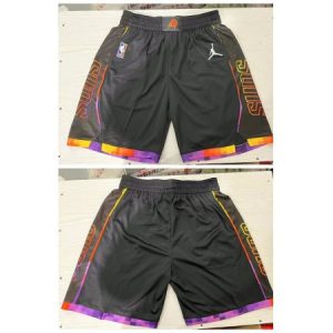 Men's Phoenix Suns Black Shorts (Run Small) NO7Y