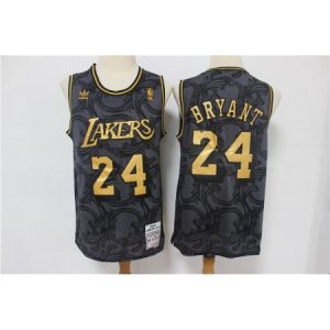 Men's Los Angeles Lakers #24 Kobe Bryant Black Stitched NBA Jersey CCKZ