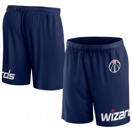 81293d7b50bbdfc7f71c149de659b51f.jpeg Men's Washington Wizards Navy Free Throw Mesh Shorts