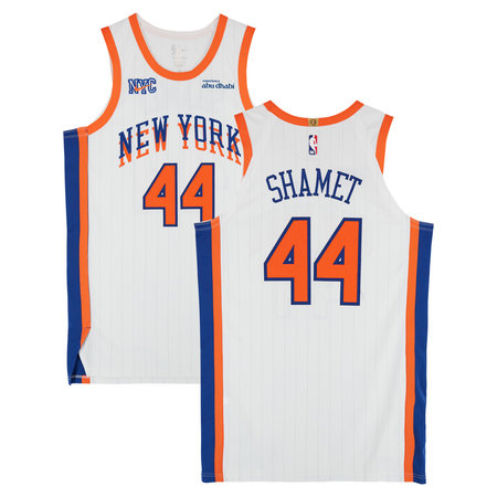 Women's New York Knicks #44 Landry Shamet White Stitched Basketball Jersey ZIYO