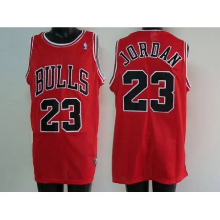 Men's Chicago Bulls #23 Michael Jordan Red NBA Jersey
