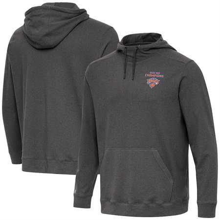 Men's New York Knicks Antigua Black 2026 Finals Champions Cloud Hoodie