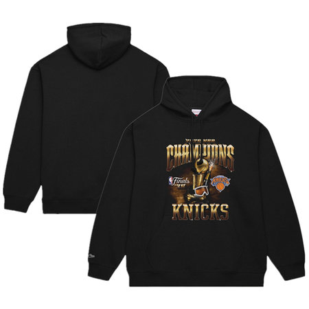 Men's New York Knicks Black 2026 Finals Champions Hoodie