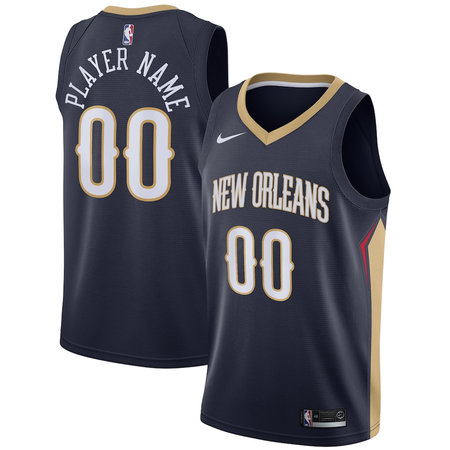 8e6c4b0e773ce6ac1876fbf46835deda.jpeg Men's New Orleans Pelicans Nike Navy Swingman Icon Edition Custom Jersey