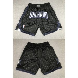 Men's Orlando Magic Black Shorts(Run Small) 72GL