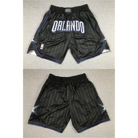 Men's Orlando Magic Black Shorts(Run Small) RCXZ