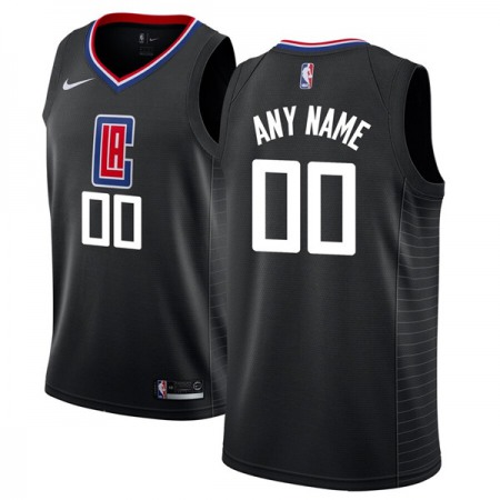 Men's LA Clippers Black Custom Jersey