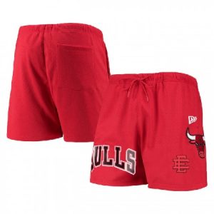 Men's Chicago Bulls Red Shorts 001 GELO