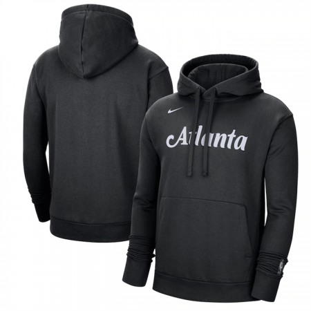 937603d6645bd25c5245f3b338dca33c.jpeg Men's Atlanta Hawks Black 2022/23 City Edition Essential Pullover Hoodie