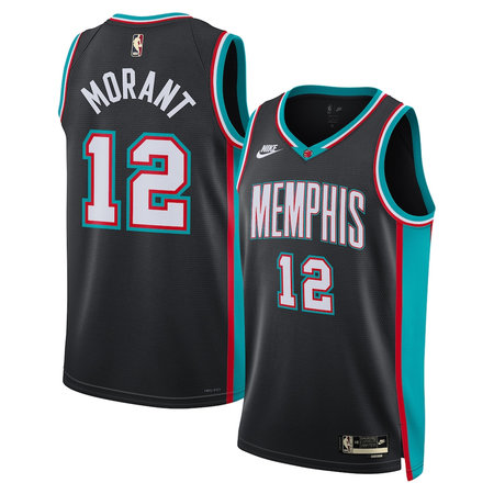 9426d88c364c39e85549a6d591dd448f.jpeg Women's Memphis Grizzlies #12 Ja Morant Nike Black Swingman Classic Edition Jersey