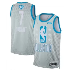 Men's 2022 All-Star #7 Kevin Durant Gray Stitched Basketball Jersey OJDW