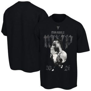 Men's New York Knicks Jalen Brunson Nike Black 2026 NBA Finals MVP T-Shirt
