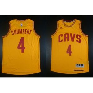 Revolution 30 Cavaliers #4 Iman Shumpert Gold Stitched NBA Jersey 2UEP
