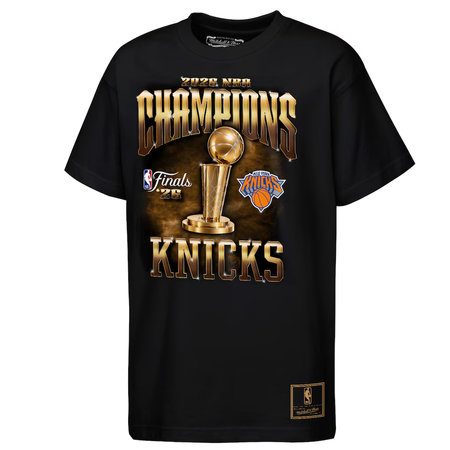 Men's New York Knicks Black 2026 NBA Finals Champions T-Shirt C7NB