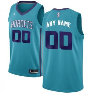 Youth Charlotte Hornets Light Blue Custom Jersey
