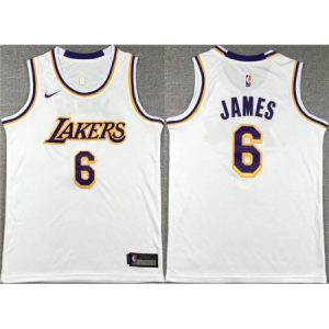 9ba8e6c1255ba50ed1bdb671b80a71bc.jpeg Youth Los Angeles Lakers #6 LeBron James White Stitched Basketball Jersey Z4YH