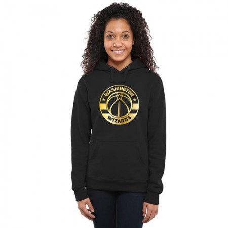 9c24315580e76636eae8e9b3b8d20bbd.jpeg Women's Washington Wizards Gold Collection Pullover Hoodie Black