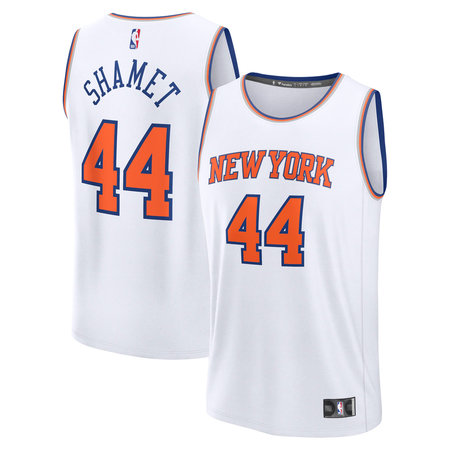 Youth New York Knicks #44 Landry Shamet White Stitched Basketball Jersey LB26