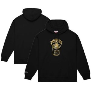 Men's New York Knicks Black 2026 Finals Champions Gold Coffee Cup Hoodie