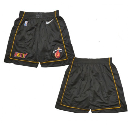 Men's Miami Heat Black Shorts (Run Small) 52PG