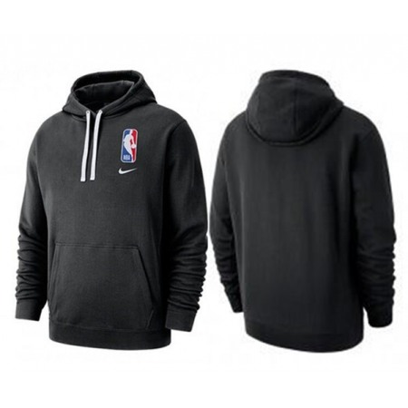 Men's Black Pullover Hoodie 7ASI