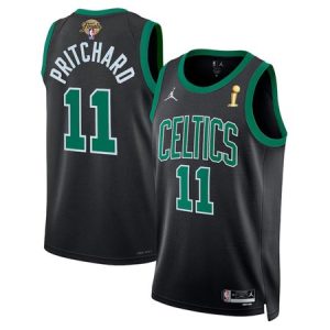 a0e6a6620bffd5750603798a9a56f603.jpeg Men's Boston Celtics #11 Payton Pritchard Black 2024 Finals Champions Statement Edition Stitched Basketball Jersey Z6WS