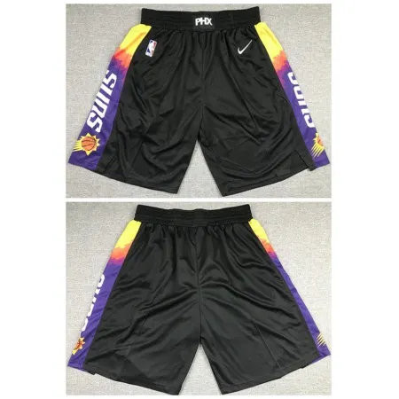 Men's Phoenix Suns Black Shorts (Run Small) U6GX
