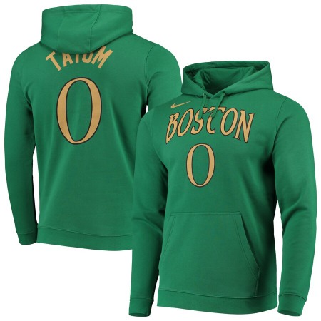 a825a8a5b5b8575780236fc2b6739331.jpeg Men's Boston Celtics #0 Jayson Tatum Kelly Green City Edition Name & Number Team Pullover Hoodie