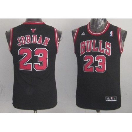 Youth Chicago Bulls #23 Michael Jordan Black No. NBA Jersey